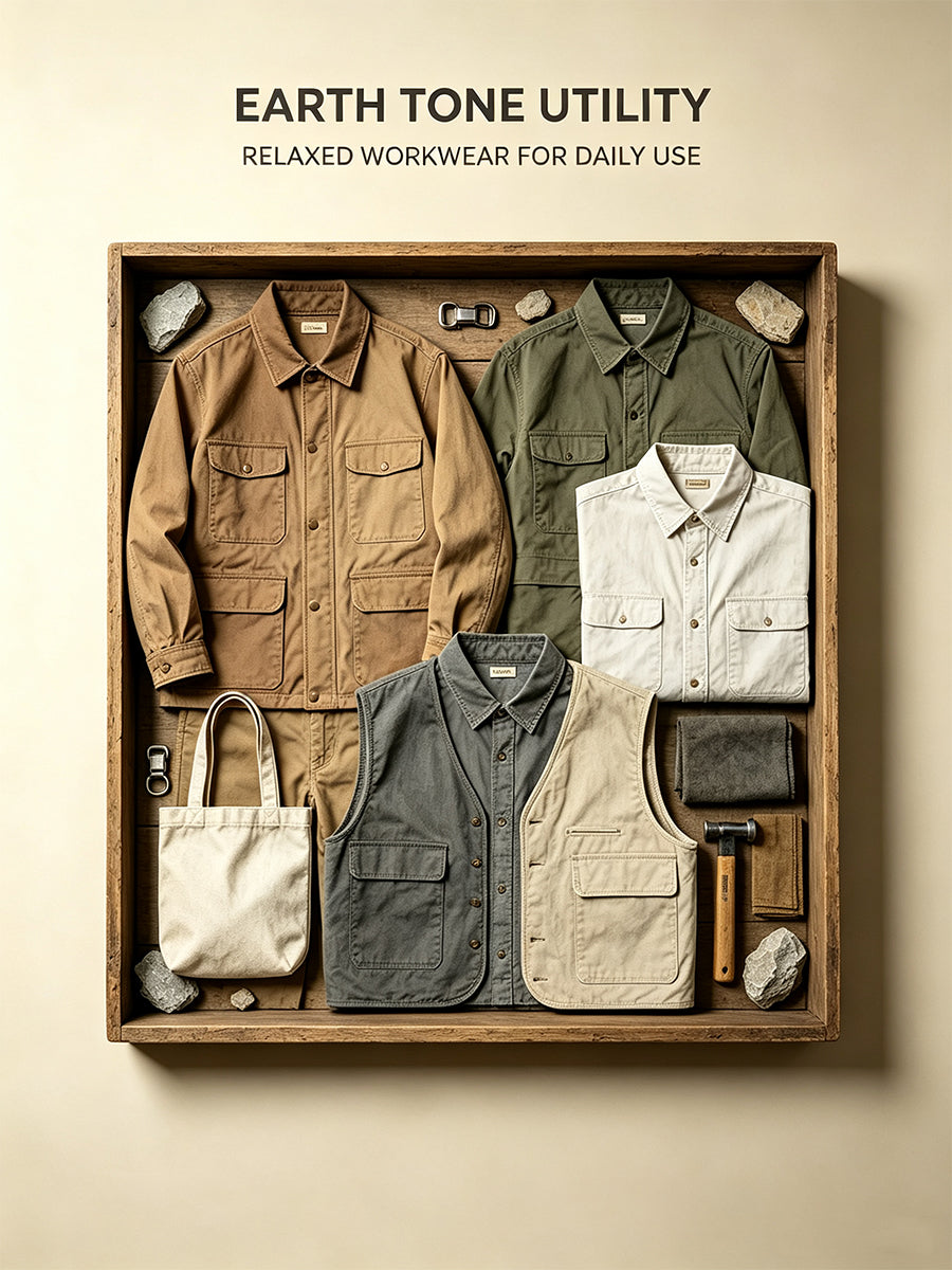 Earth Tone Relaxed Utility