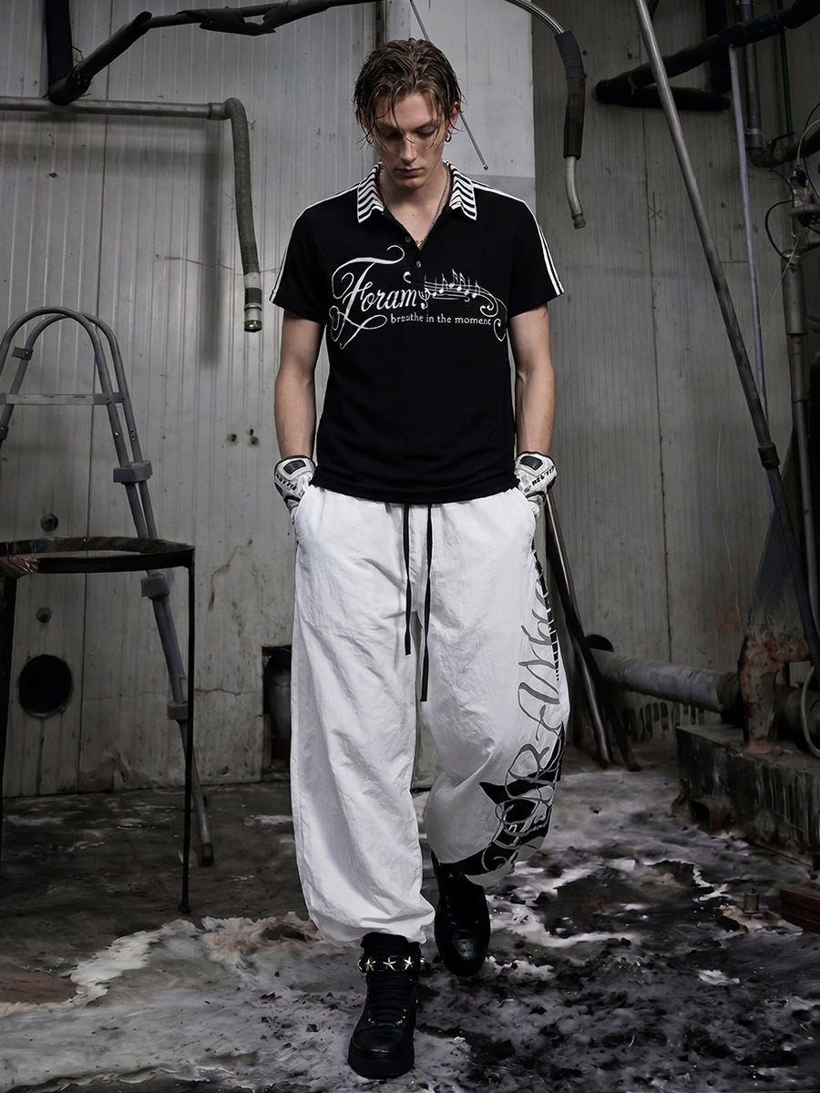 Whysoil unisex wide-leg paratrooper pants