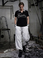 Whysoil unisex wide-leg paratrooper pants
