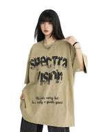 Whysoil Unisex Washed Oversized T-Shirt