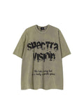 Whysoil Unisex Washed Oversized T-Shirt