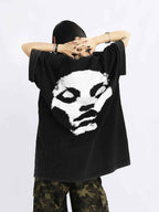 Whysoil Unisex Washed Oversized T-Shirt