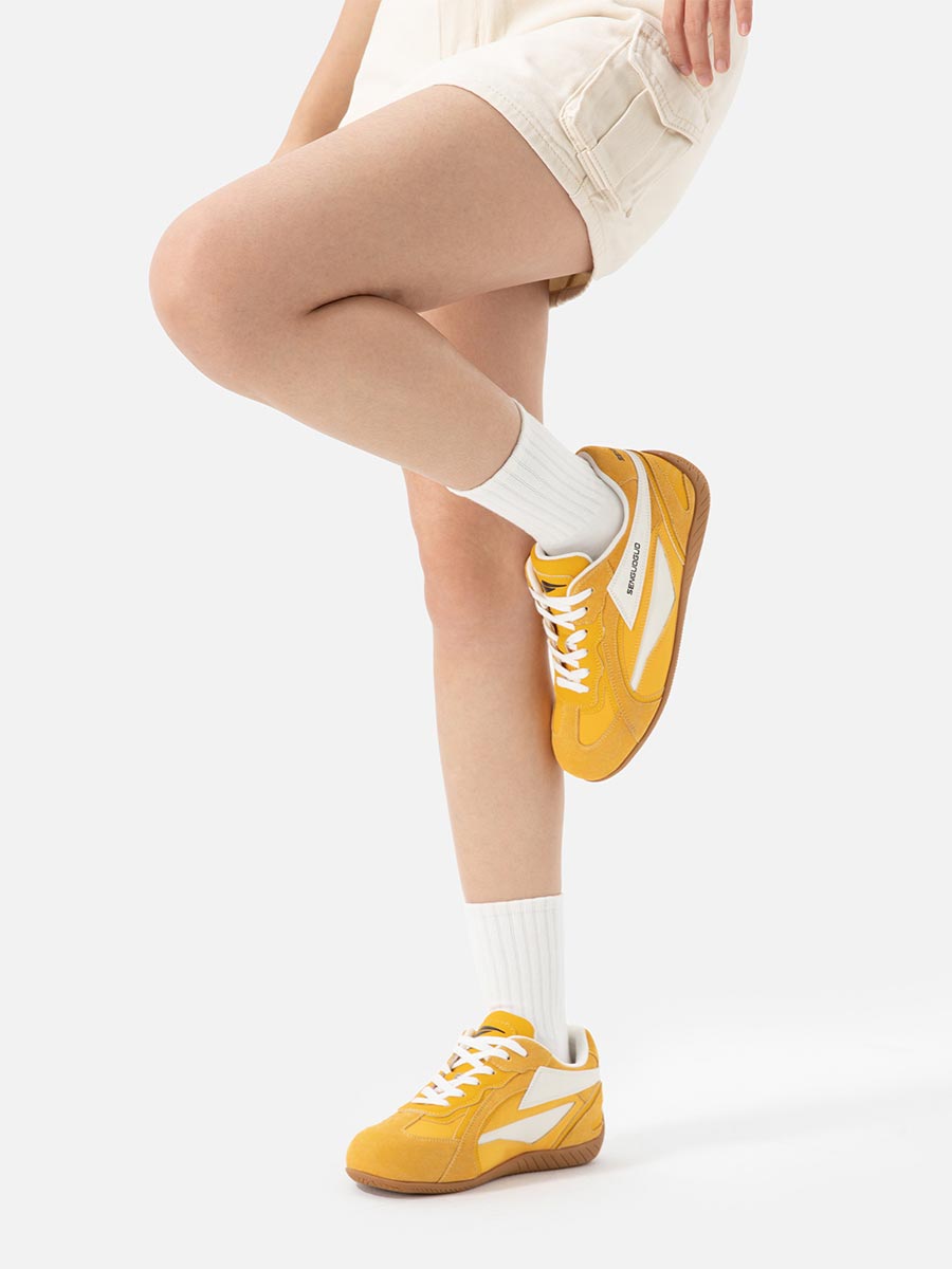 Whysoil Unisex Retro Suede Trainer Shoes