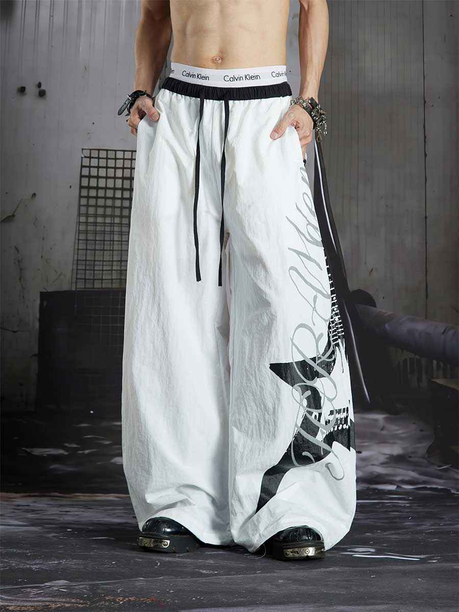 Pantalon de parachutiste unisexe ample Whysoil