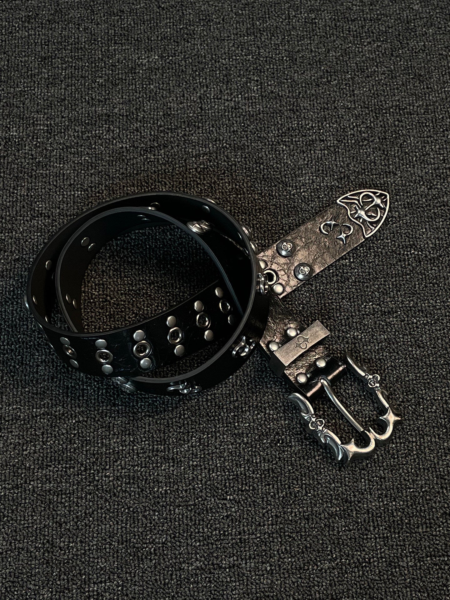 WHY SOIL Punk Gothic Rivet Belt Accessories