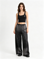 WHY SOIL Black Gradient Casual Pants