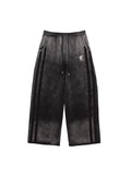 WHY SOIL Black Gradient Casual Pants