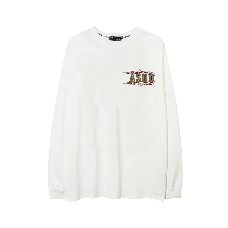 WHYSOIL Heavy Metal Graphic Oversized Long Sleeve Tee