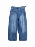 WHY SOIL Loose Fit Denim Wide-Leg Pants