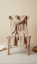 Wool Scarf In Clay Hues