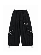 WHY SOIL Lace-Up Utility Cargo Sweatpants