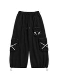 WHY SOIL Lace-Up Utility Cargo Sweatpants