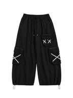 WHY SOIL Lace-Up Utility Cargo Sweatpants