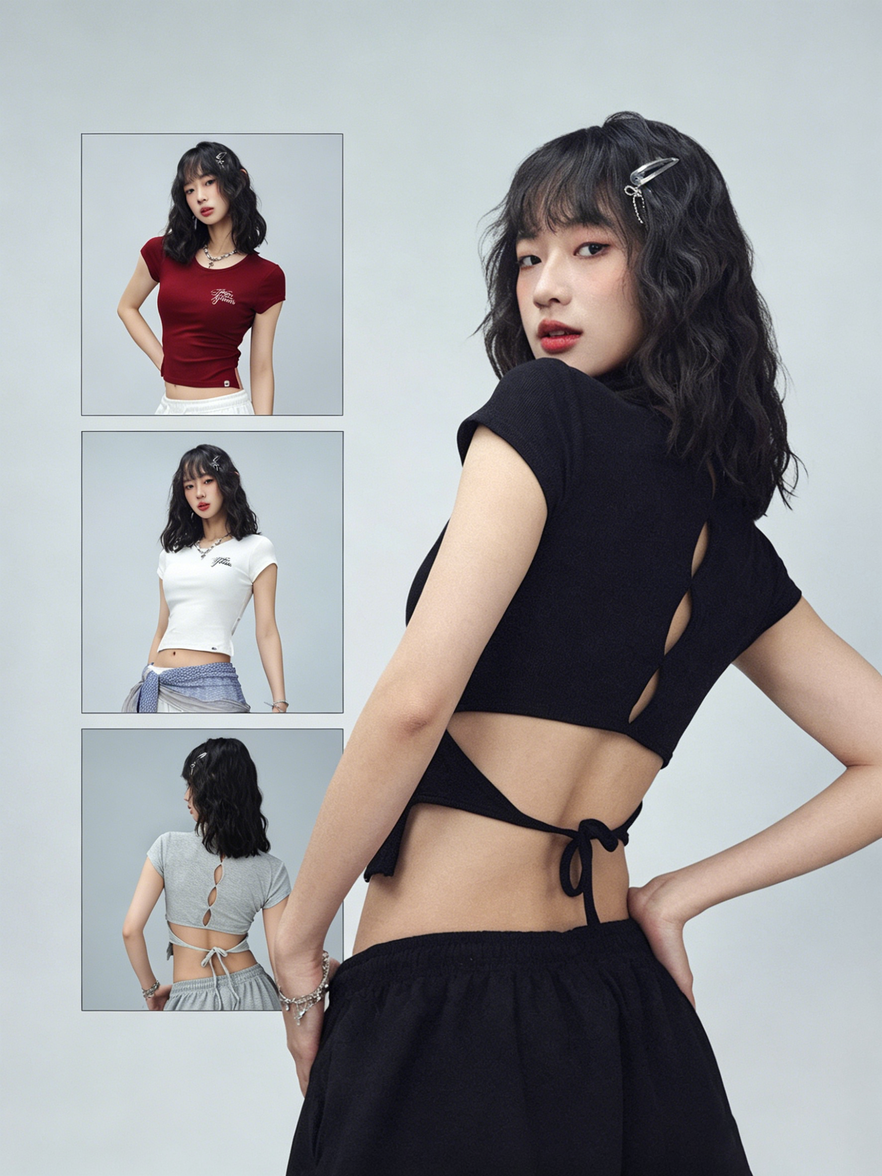 WHY SOIL Streetwear Relaxed Fit Graphic Backless Tee