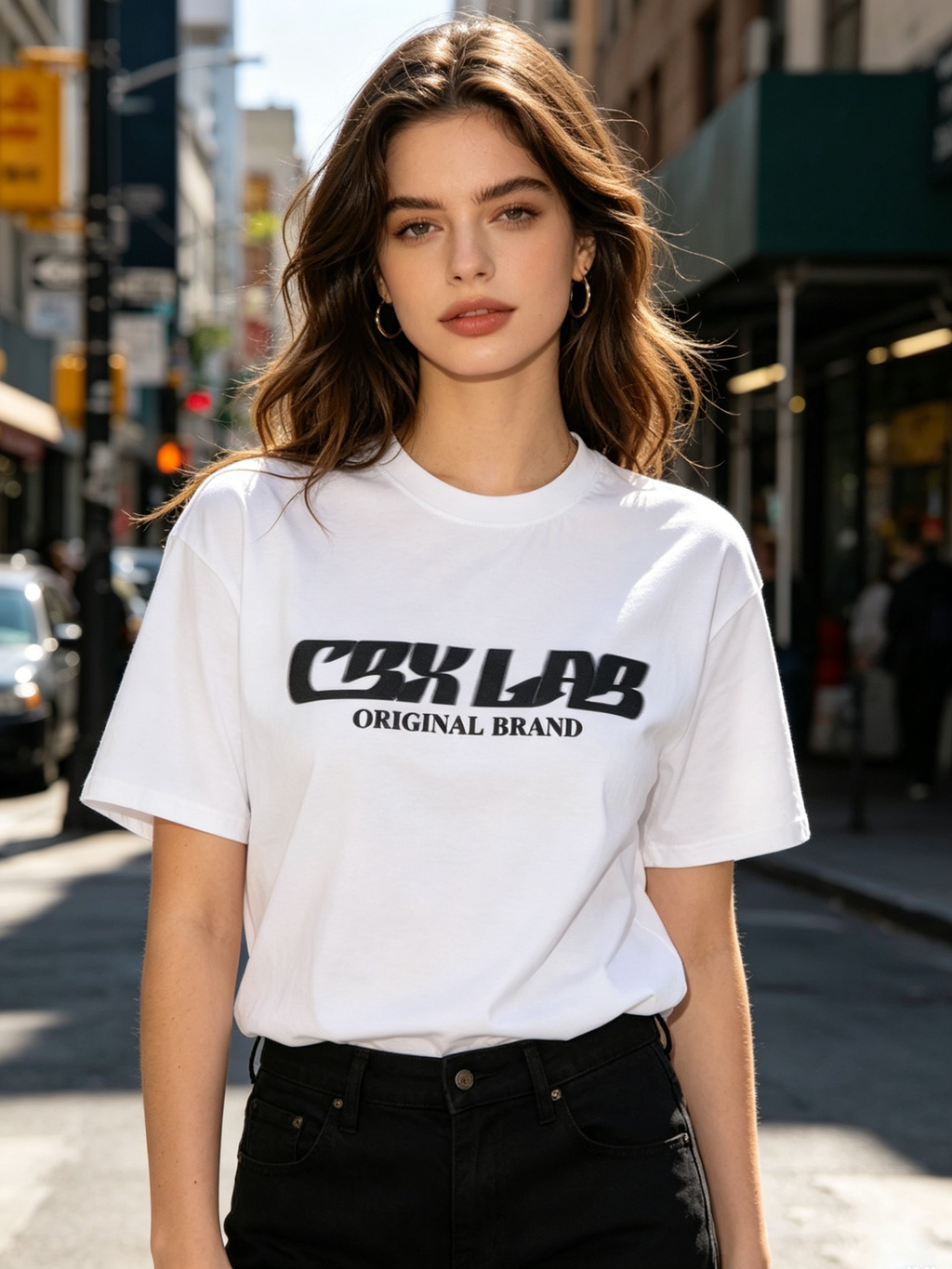 WHY SOIL Street Dance Casual Hip-Hop Graphic T-Shirt