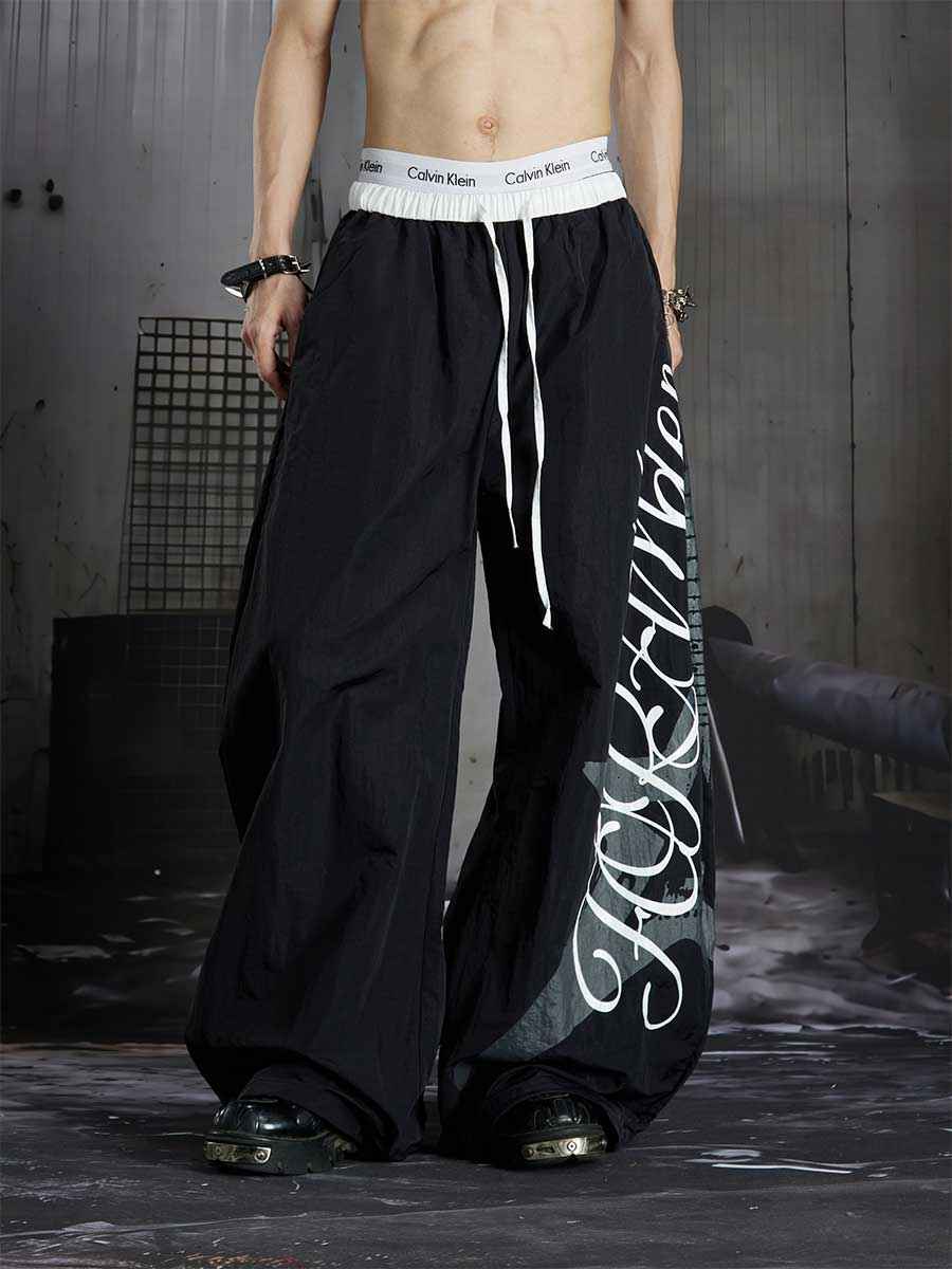 Pantalon de parachutiste unisexe ample Whysoil