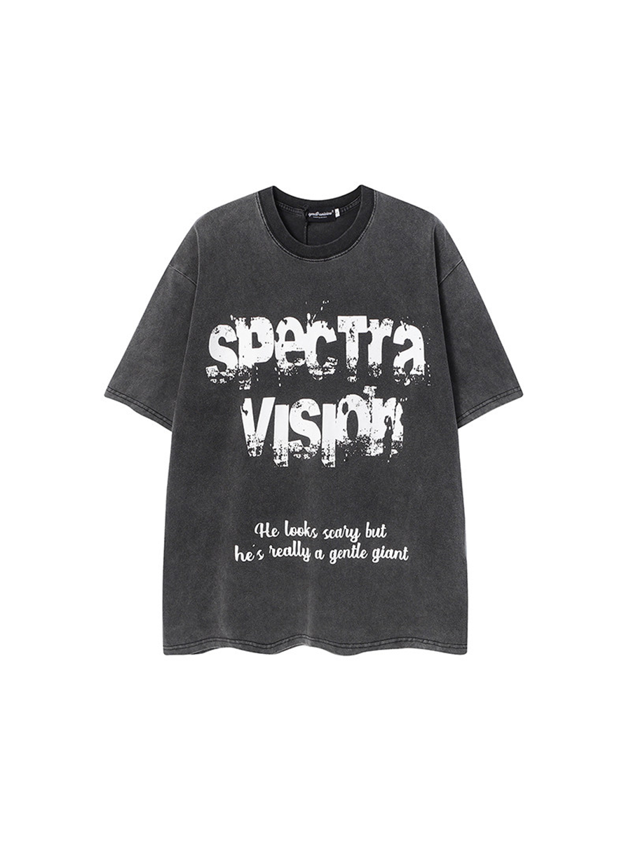 Whysoil Unisex Washed Oversized T-Shirt
