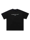 Whysoil-Green 911 RS Racing Car Back Print Oversized Black T-Shirt