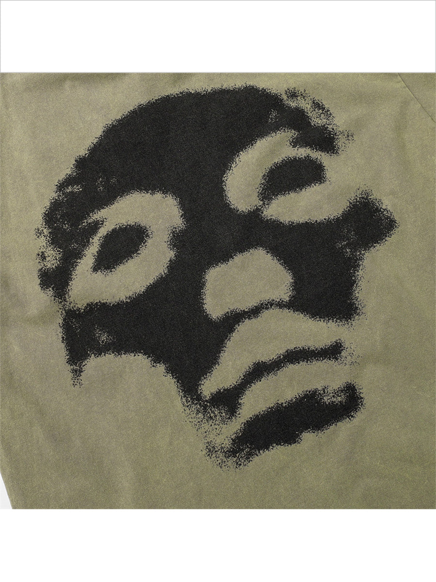 Whysoil Unisex Washed Oversized T-Shirt