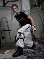 Pantalon de parachutiste unisexe ample Whysoil