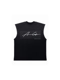 WHY SOIL Studded Signature Sleeveless Tee
