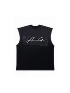 WHY SOIL Studded Signature Sleeveless Tee