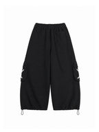 WHY SOIL Lace-Up Utility Cargo Sweatpants