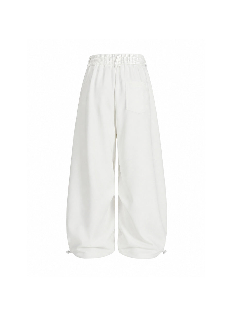 WHY SOIL American Flame Wide-Leg Cargo Pants