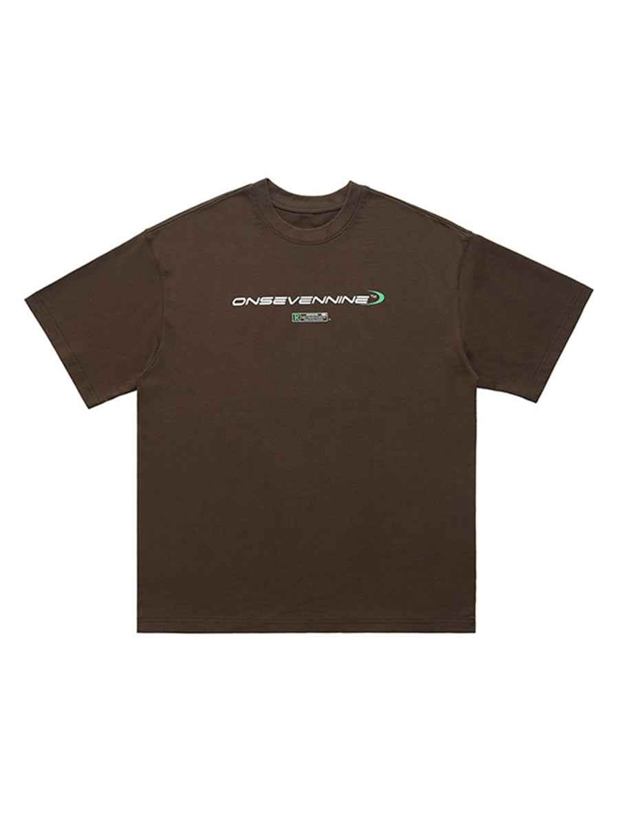 Whysoil-Green 911 RS Racing Car Back Print Oversized Black T-Shirt