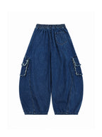 WHY SOIL Storm Wash Denim Cargo Pants