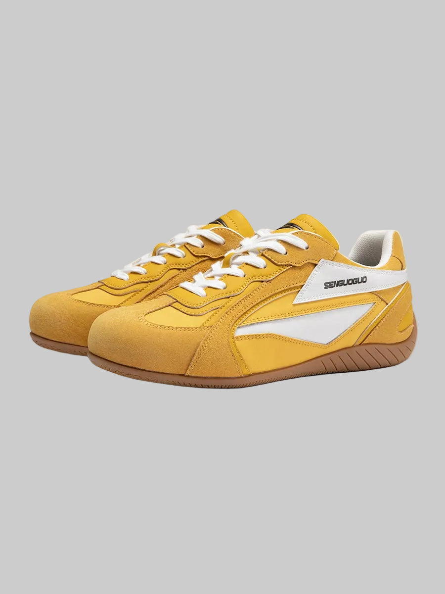 Whysoil Unisex Retro Suede Trainer Shoes
