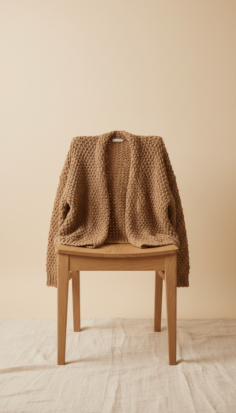 Textured Wool Crewneck Sweater
