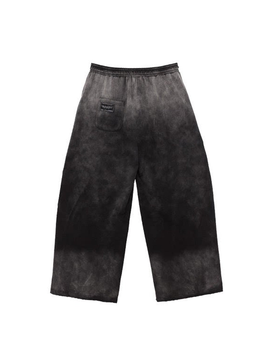 WHY SOIL Black Gradient Casual Pants